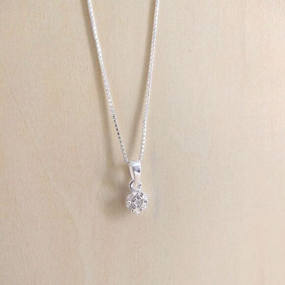 Diamond Pendant and Chain - Picture 1 of 6